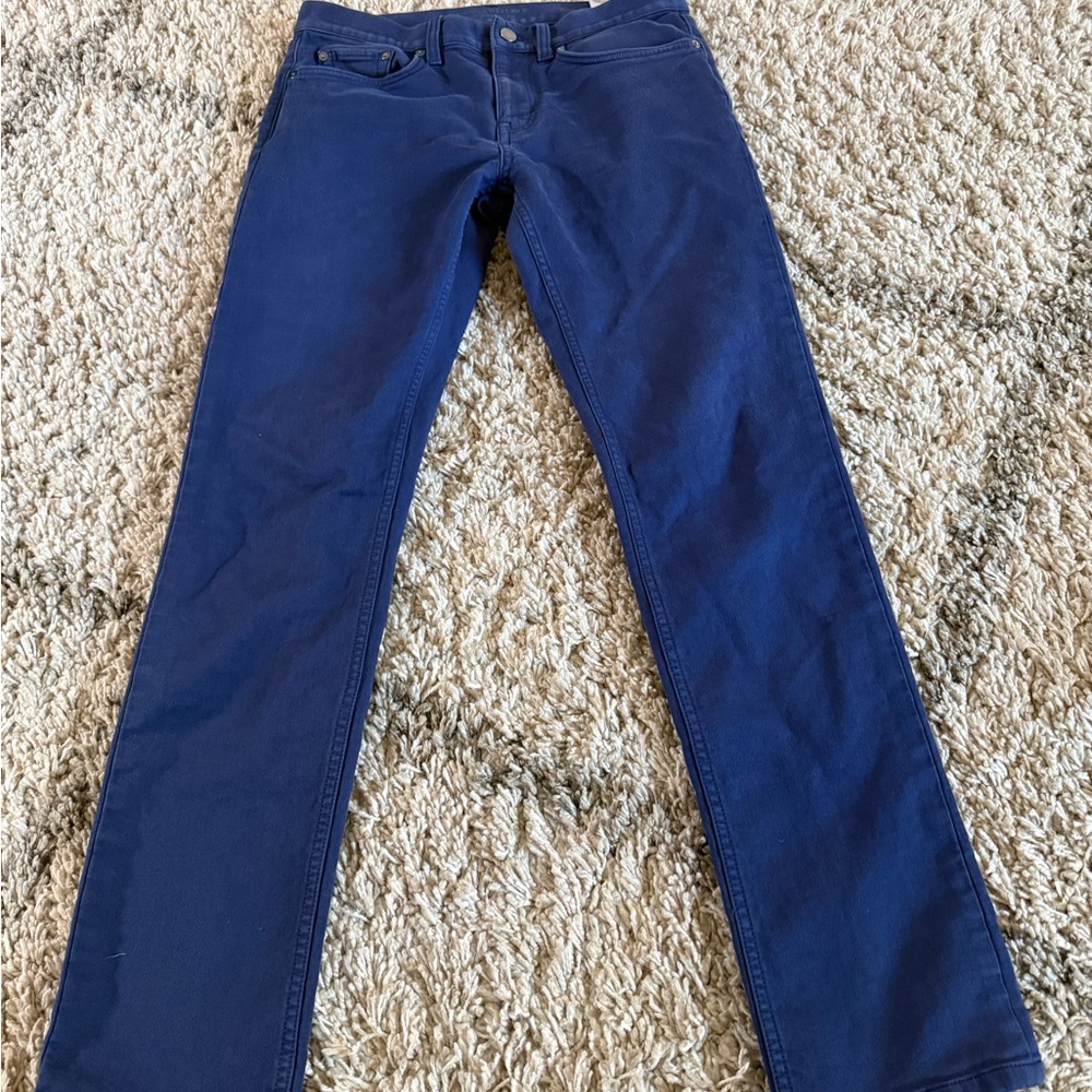 Banana Republic Women's Straight Leg Jeans in Deep Blue